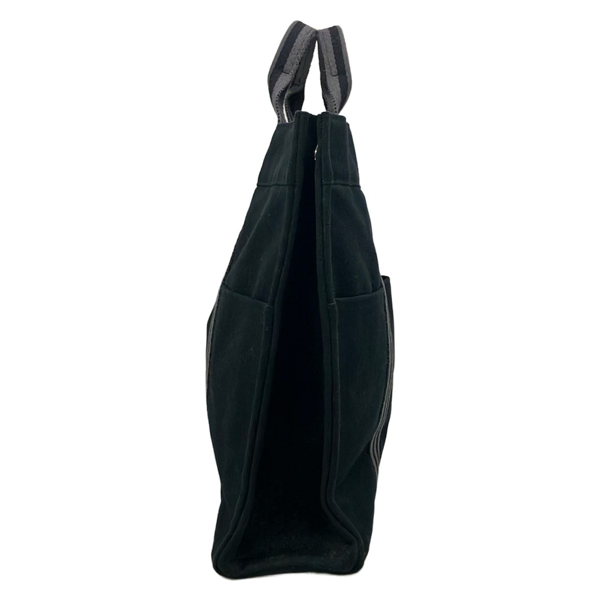 Hermes Tote Bag Fourre Tout MM Black Dark Gray Silver — view 2