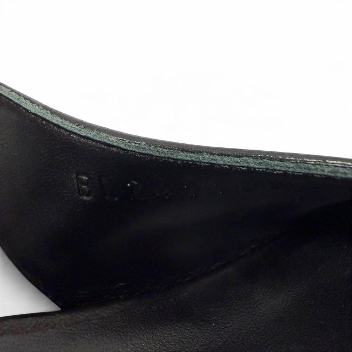 Hermes Antim 55 Leather Backstrap Pumps Black Heels — view 8