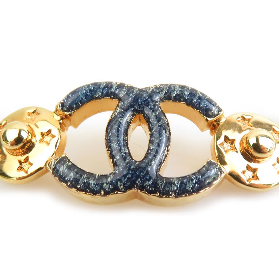 Chanel Choker Necklace CC Logo — view 2