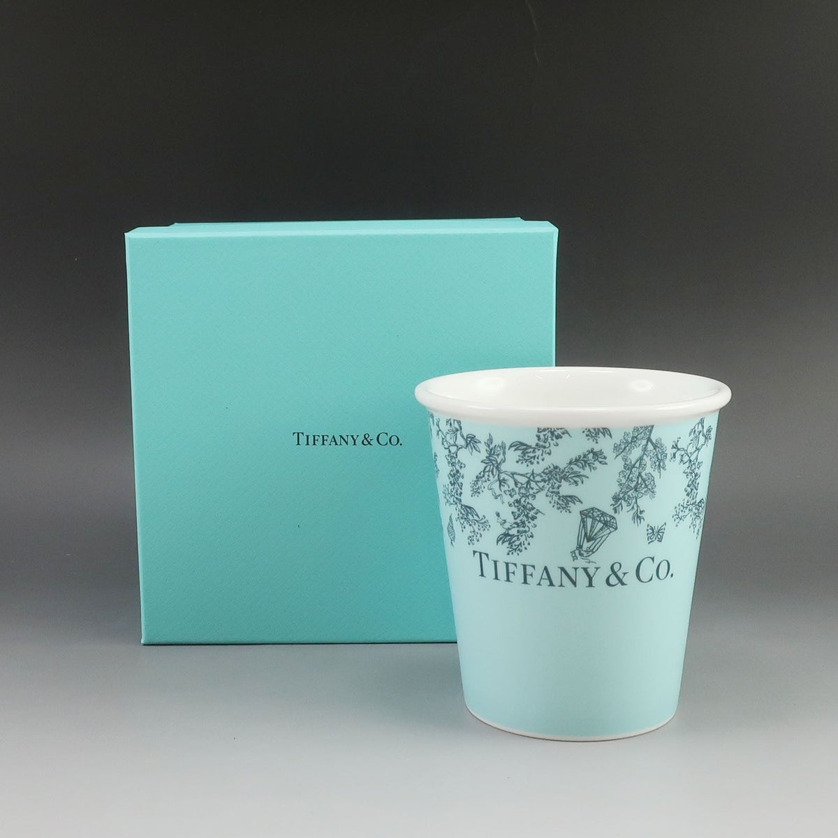 Tiffany & Co Wonder Coffee Cup Blue Ceramics Tableware