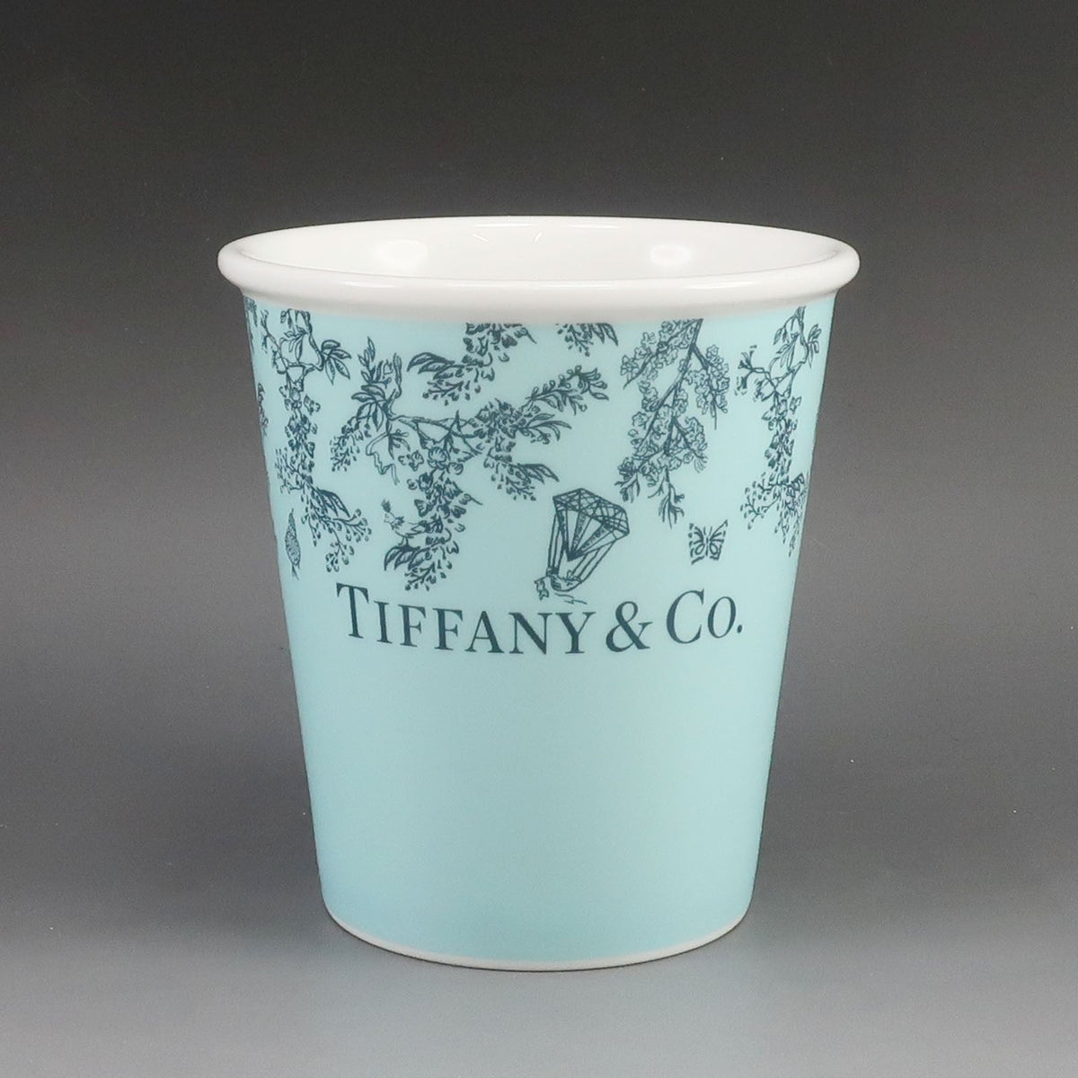 Tiffany & Co Wonder Coffee Cup Blue Ceramics Tableware — view 2