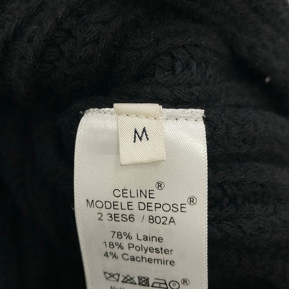 Celine Sleeveless Sweater Black Phoebe Philo M — view 5
