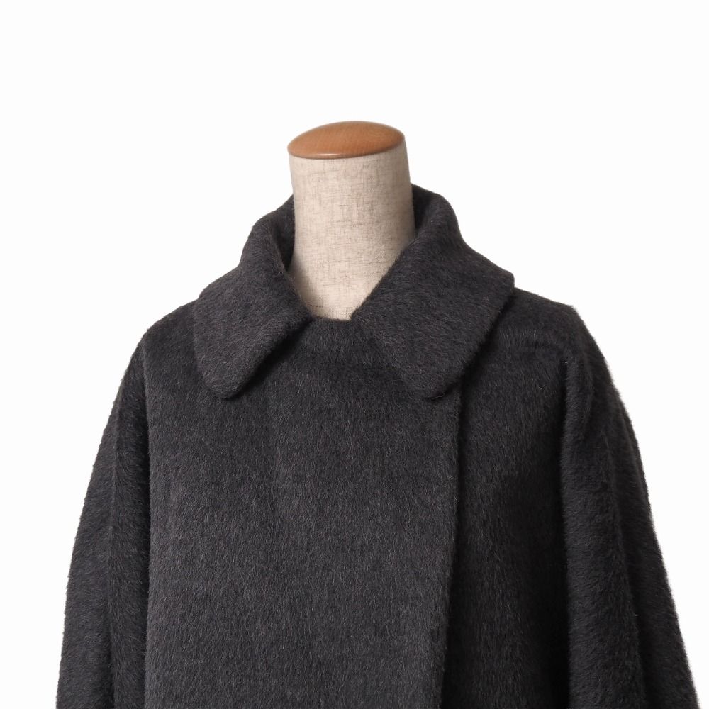 Max Mara Weekend Coat Alpaca Blend Cucito Mano Double Face Belted Long — view 4