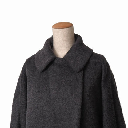 Max Mara Weekend Coat Alpaca Blend Cucito Mano Double Face Belted Long — view 4