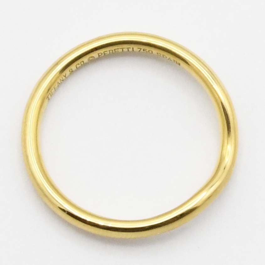 Tiffany & Co Curved Band Ring 18K Gold — view 5