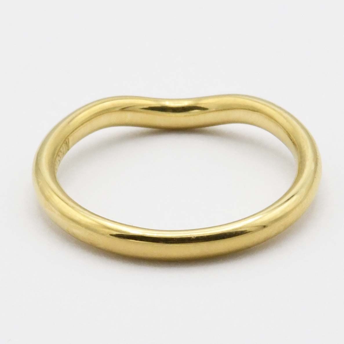 Tiffany & Co Curved Band Ring 18K Gold — view 6