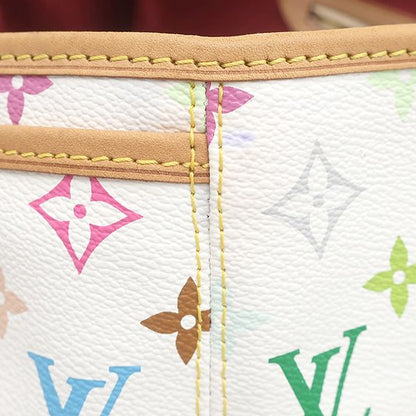 Louis Vuitton Shoulder Bag Annie GM Monogram Multicolor Blanc Gold Chain — view 8