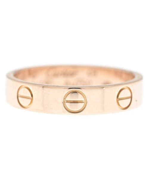 Cartier Love Wedding Ring Mini 18K Pink Gold New