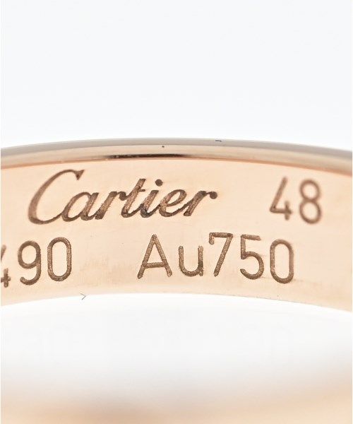 Cartier Love Wedding Ring Mini 18K Pink Gold New — view 4