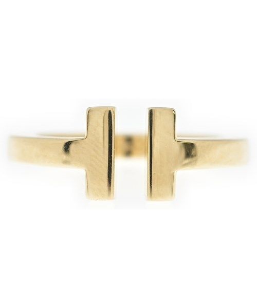 Tiffany & Co T Square Ring 18K Yellow Gold New