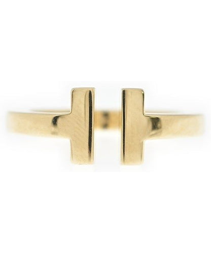 Tiffany & Co T Square Ring 18K Yellow Gold New