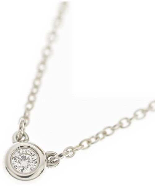 Tiffany & Co Diamond by the Yard Pendant Includes Frame New Necklace