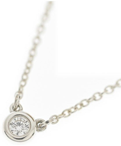 Tiffany & Co Diamond by the Yard Pendant Includes Frame New Necklace