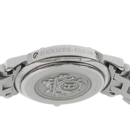 Hermes Clipper Stainless Steel Quartz Analog Display Bronze Dial Watch — view 7