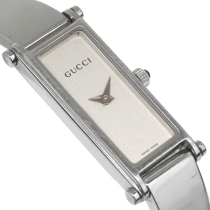 Gucci Stainless Steel Quartz Analog Display Silver Dial Watch — view 3