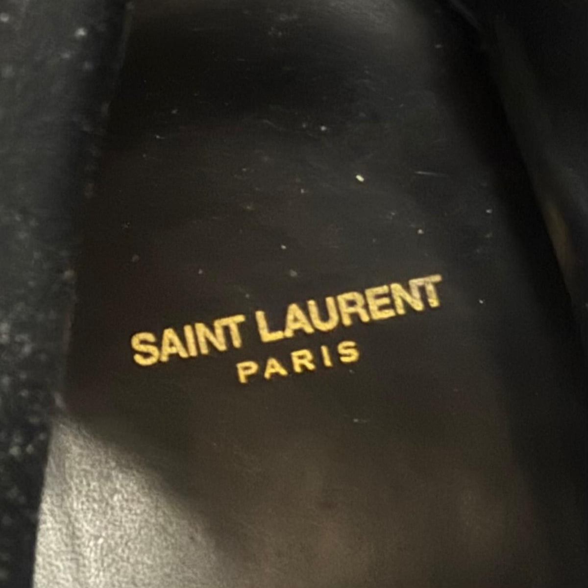 Saint Laurent Paris Ranger Boots Leather Fleece Military Black — view 7