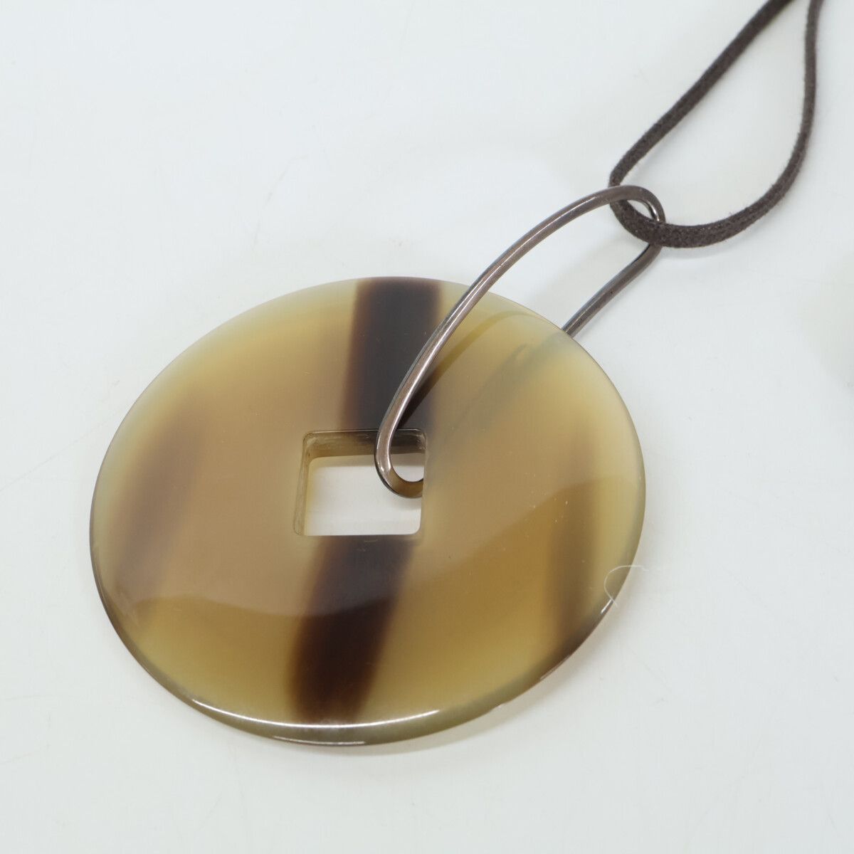 Hermes Buffalo Horn Leather Cord — view 2
