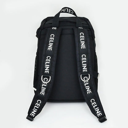 Celine Medium Trekking Backpack Black Nylon — view 8