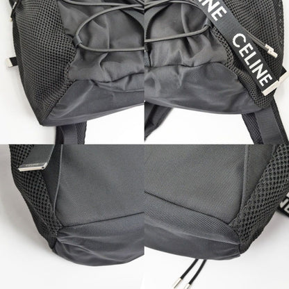 Celine Medium Trekking Backpack Black Nylon — view 4