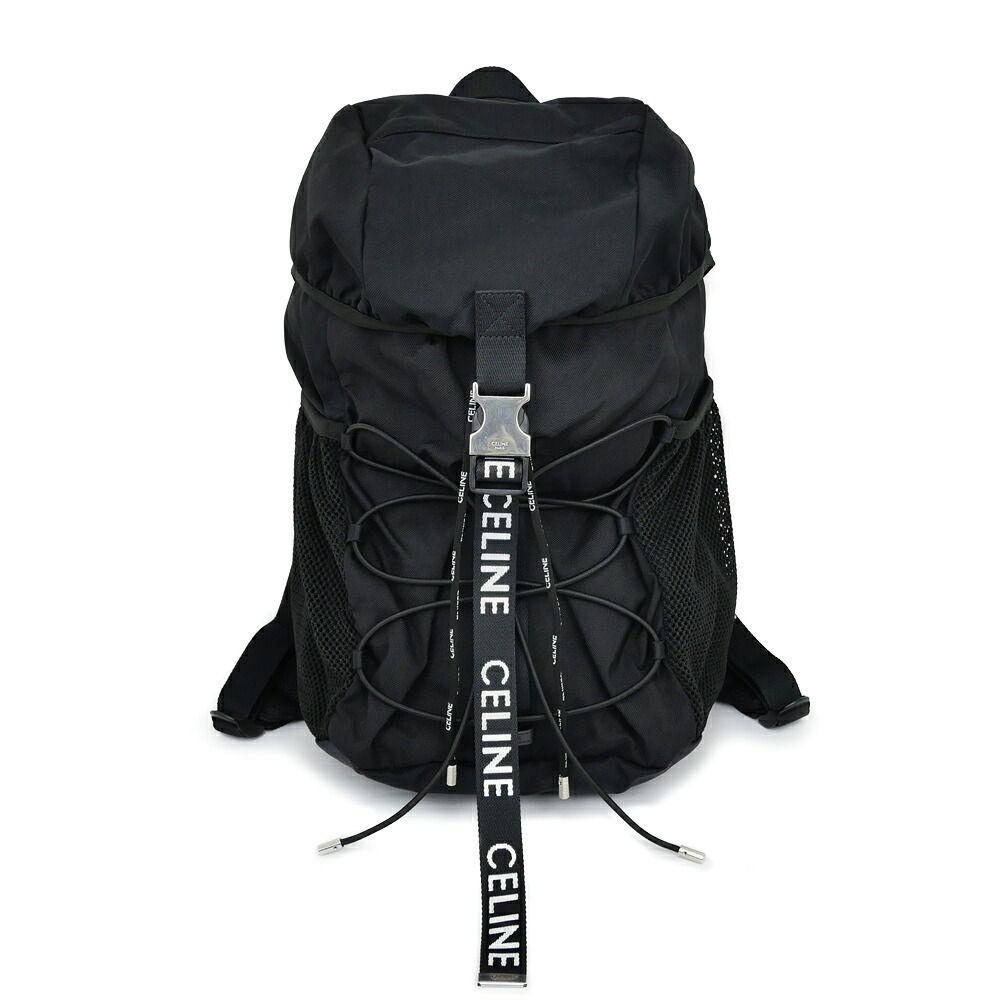 Celine Medium Trekking Backpack Black Nylon