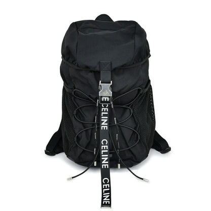 Celine Medium Trekking Backpack Black Nylon