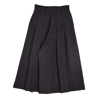 Gucci Pants Wide Tweed Wool Black 36 — view 3