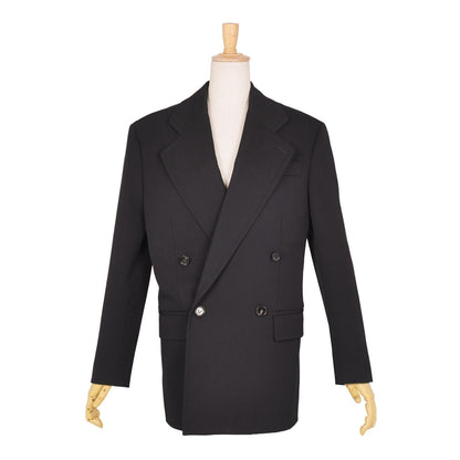 Bottega Veneta Tailored Jacket Double Breasted Wool Black 34 — view 3