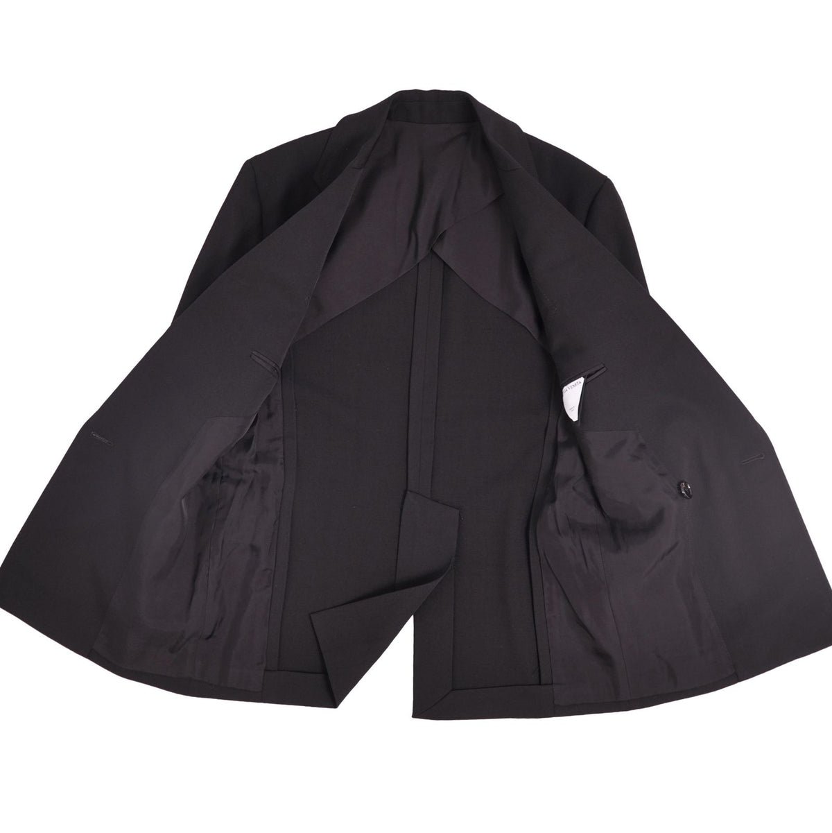 Bottega Veneta Tailored Jacket Double Breasted Wool Black 34 — view 7
