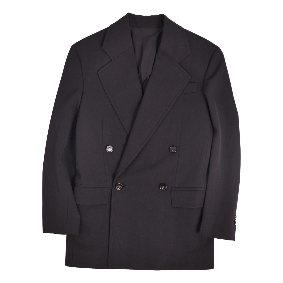 Bottega Veneta Tailored Jacket Double Breasted Wool Black 34