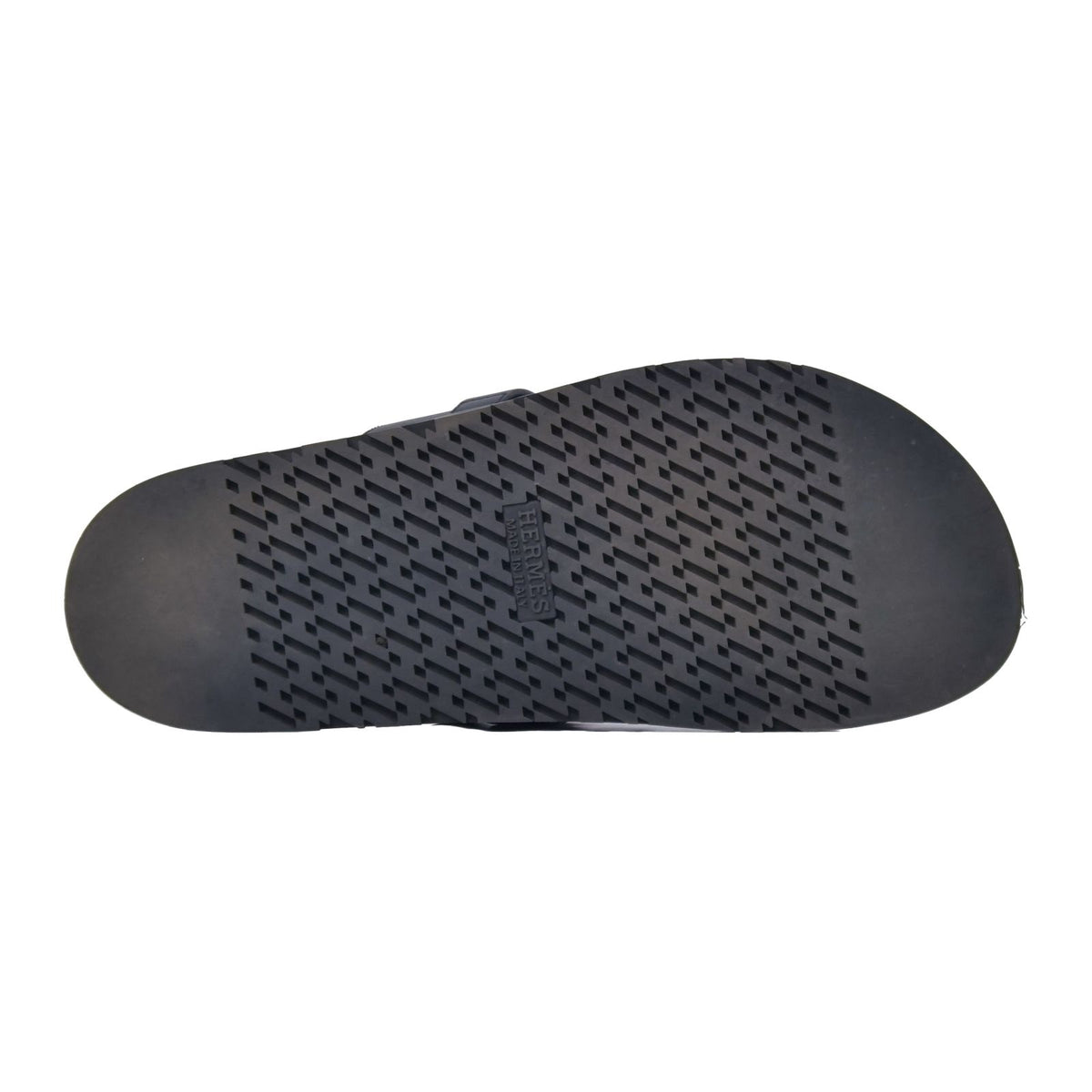 Hermes Sandals Jackson Kelly Shoes Leather Black — view 8