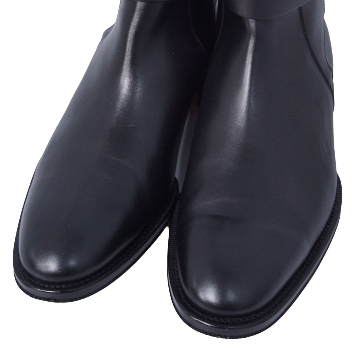 Hermes Boots Fortune Kelly Shoes Leather Black — view 3