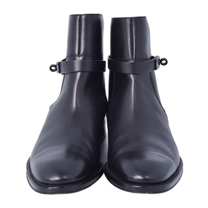 Hermes Boots Fortune Kelly Shoes Leather Black — view 5