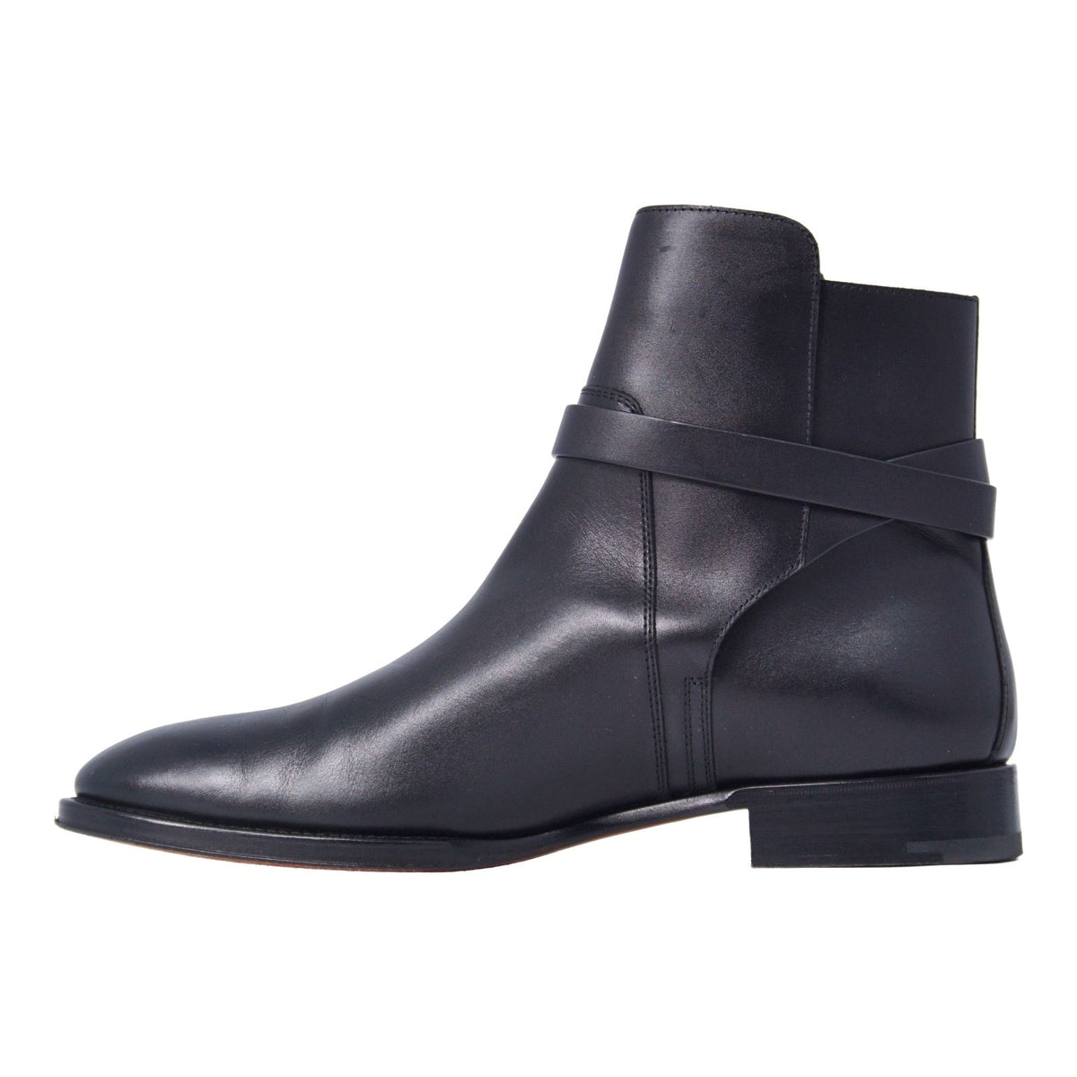 Hermes Boots Fortune Kelly Shoes Leather Black — view 7