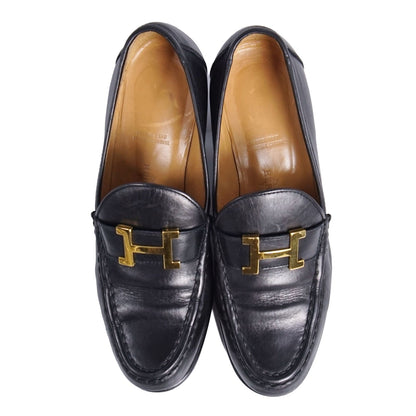 Hermes Loafers Moccasins Constance H Logo Shoes — view 4