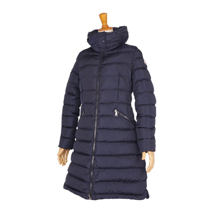 Moncler Coat Flammette Down Hooded Nylon Navy 1 — view 5