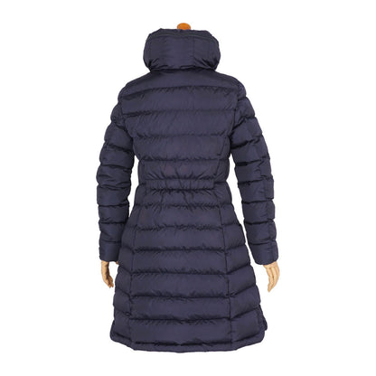 Moncler Coat Flammette Down Hooded Nylon Navy 1 — view 6