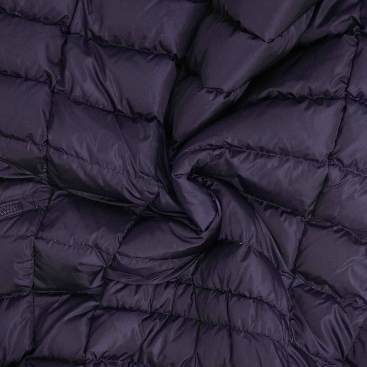 Moncler Coat Flammette Down Hooded Nylon Navy 1 — view 8