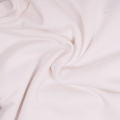 Fendi Hoodie Pocket Logo Distressed Long Sleeve Top Cotton White XS — view 4