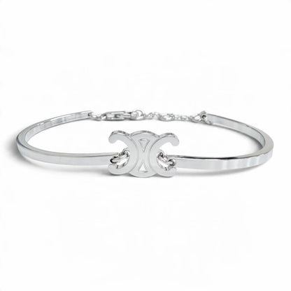 Celine Triomphe Articulate Bracelet Silver