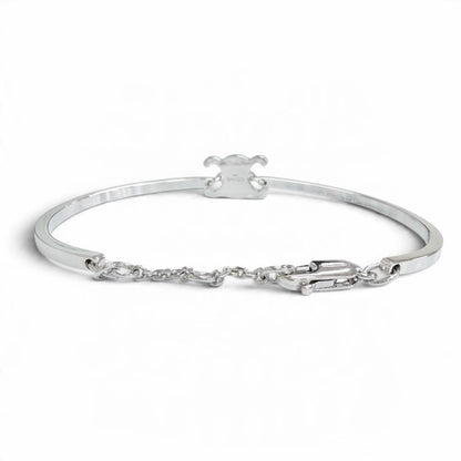 Celine Triomphe Articulate Bracelet Silver — view 5