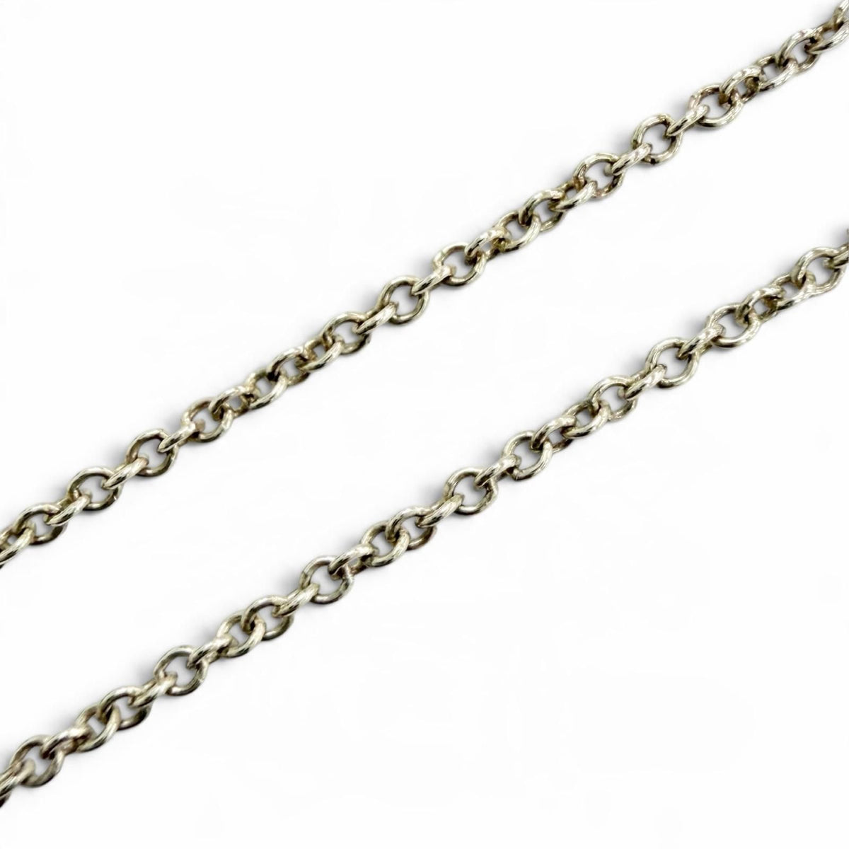 Tiffany & Co 925 Fresh Water Pearl Open Heart Necklace Silver — view 6