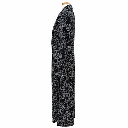 Chanel Constantly Reviewing Coco Buttons Camellia All Over Print Long Double — view 3