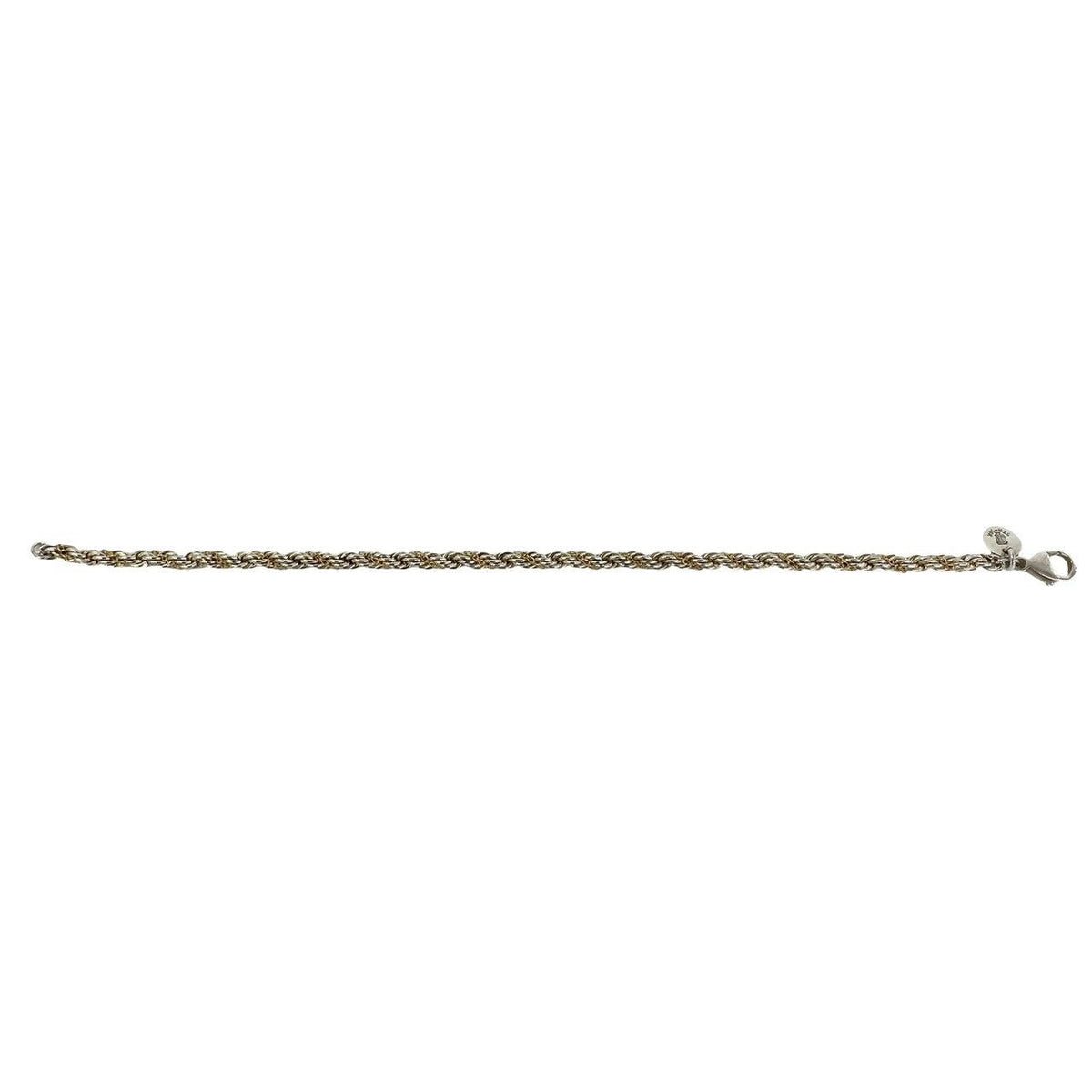 Tiffany & Co Vintage Twisted Rope Bracelet Silver Yellow Gold — view 5