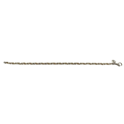Tiffany & Co Vintage Twisted Rope Bracelet Silver Yellow Gold — view 5