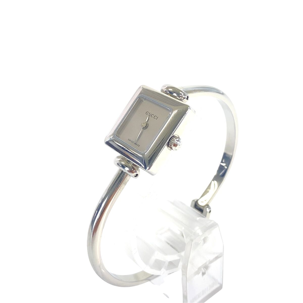 Gucci Bangle Watch Silver Stainless Steel — view 2