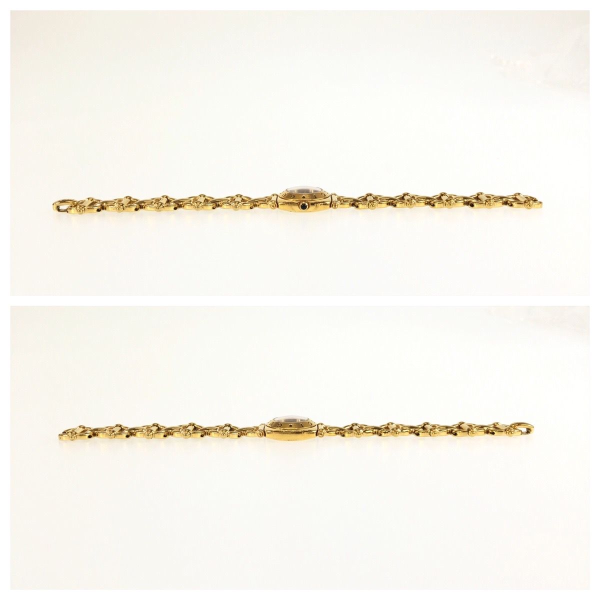 Gucci Horsebit Bracelet Watch Black Gold Stainless Steel — view 5