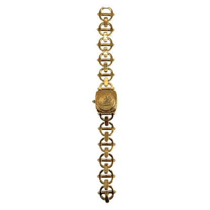 Gucci Horsebit Bracelet Watch Black Gold Stainless Steel — view 4