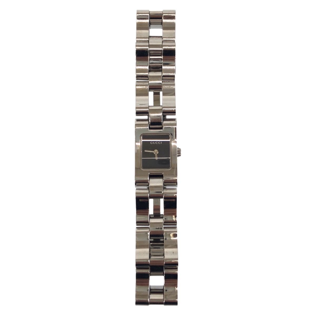 Gucci Bangle Watch Black Silver Stainless Steel — view 3
