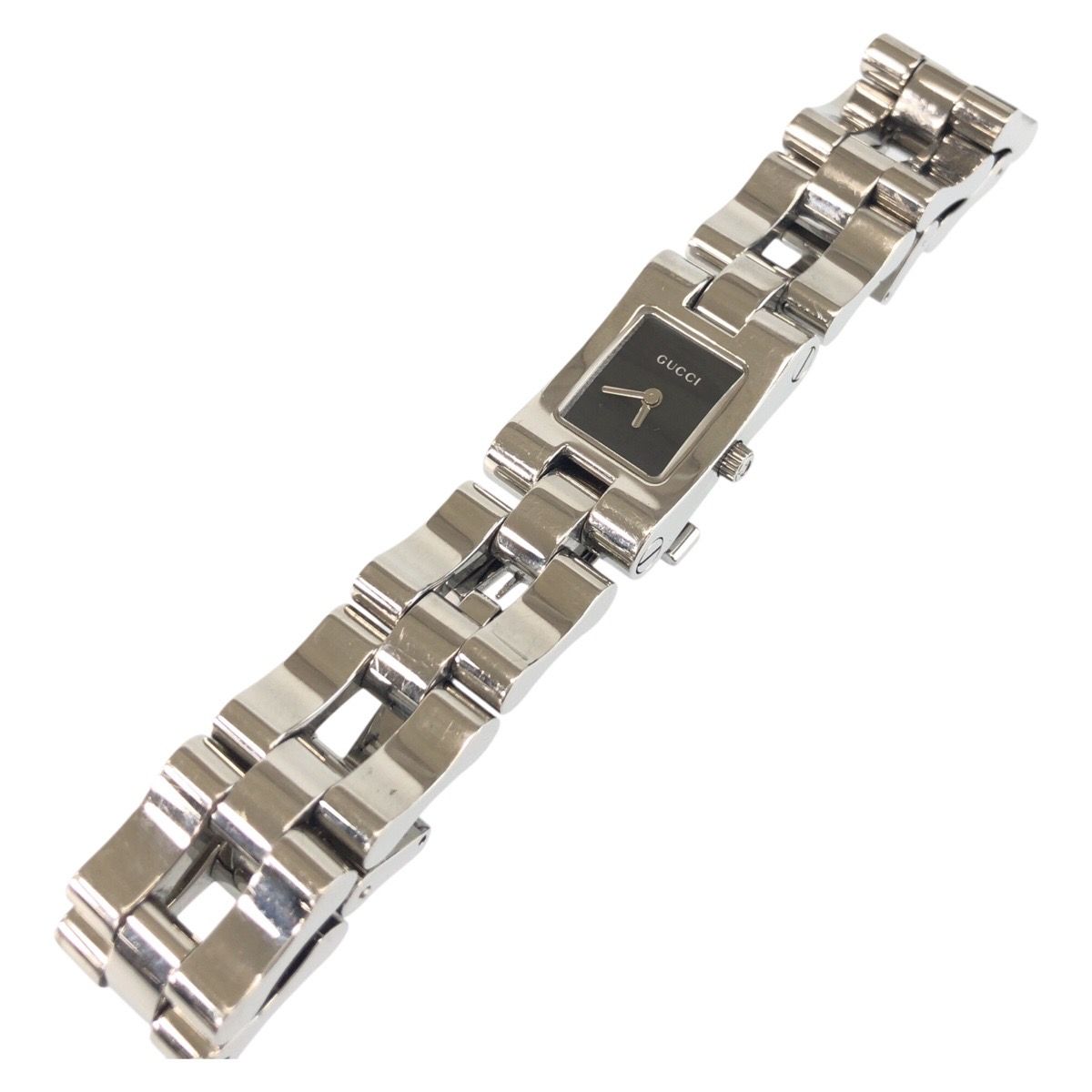 Gucci Bangle Watch Black Silver Stainless Steel — view 2