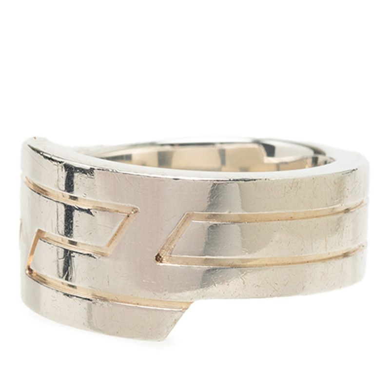 Hermes Italique Ring 51 Silver — view 2